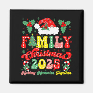 Imán Traje a juego para Navidad familiar 2025 Equipo de
