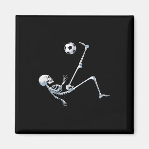 Imán Traje camiseta fútbol esqueleto Halloween G