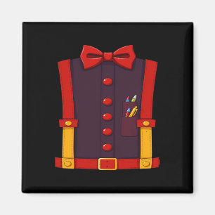 Imán Traje de Corazones Pajarita y Tirantes Día de San 