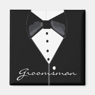 Imán Traje de etiqueta para padrino de boda