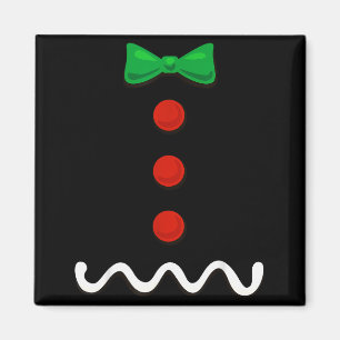 Imán Traje de hombre de jengibre de Navidad