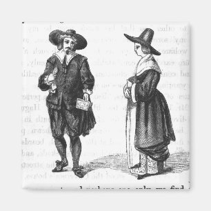 Imán Traje de los peregrinos