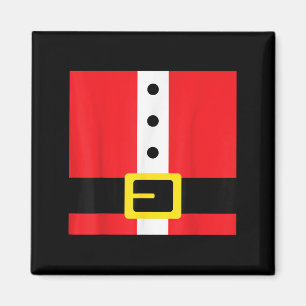 Imán Traje de Santa Disfraz de Navidad Divertido Lindo