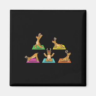 Imán Traje de yoga de reno para mujeres meditación Sant