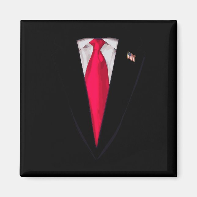Imán Traje del presidente de EE. UU. Trump Disfraz dive (Frente)