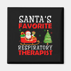 Imán Trajes de Navidad El favorito de Santa Respiratori