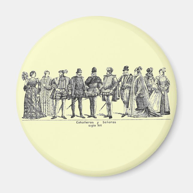 Imán Trajes históricos (Frente)