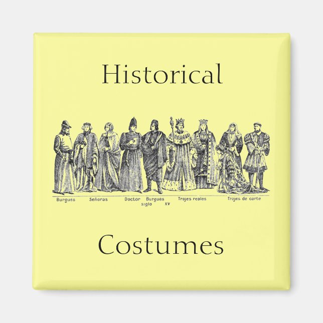Imán Trajes históricos (Frente)