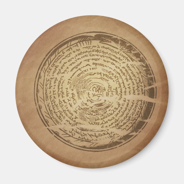 Imán Trampa del diablo Encanto Mágico Asirio (Frente)