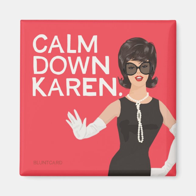Imán Tranquilidad con Karen (Frente)