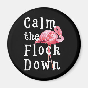 Imán Tranquilizar Al Chica Flamingo  Gracioso Flamingo