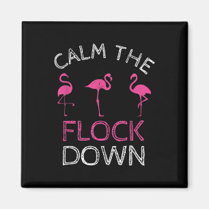 Imán Tranquilizar El Regalo De Verano De Flamingo Rosa