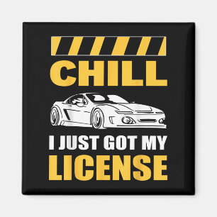 Imán Tranquilo, acabo de obtener mi licencia Conductor