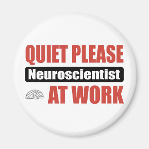Imán Tranquilo Por Favor Neurocientífico En El Trabajo