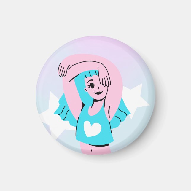 Imán trans art on magnet (Frente)