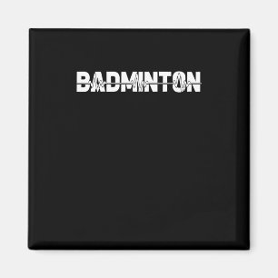 Imán Transbordador Badminton - Jugador del Tribunal de