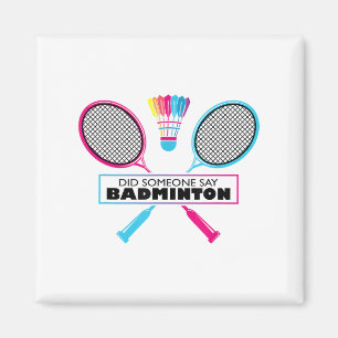Imán Transbordador de autobús deportivo Badminton Sport