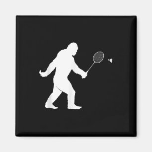 Imán Transbordador De Masa Grande Jugando A Badminton F