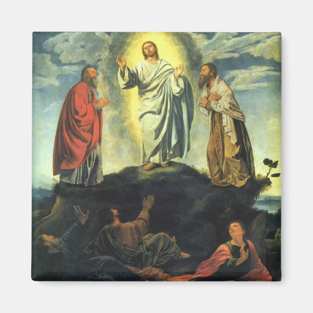 Imán Transfiguración de Giovanni Girolamo Savoldo (Frente)