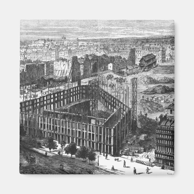 Imán Transformación de París: Edificio en 1861 (Frente)