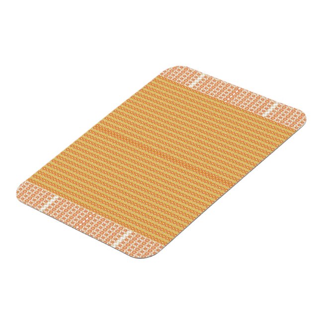 Imán Transforme su espacio Naranja asombroso y amarillo (Lado Izquierdo)