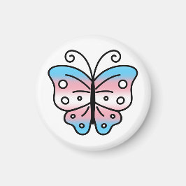 Imán Transgender Pride Butterfly Magnet