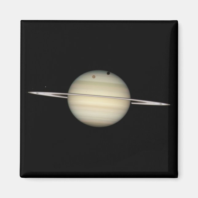 Imán Tránsito cuádruple de la luna de Saturno (Frente)