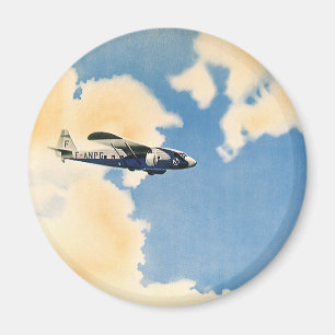 Imán Transporte Vintage, Avión Albatros