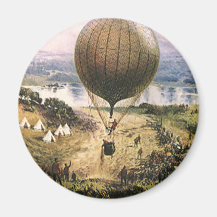 Imán Transporte Vintage, Dirigibles de Globo Aerostátic