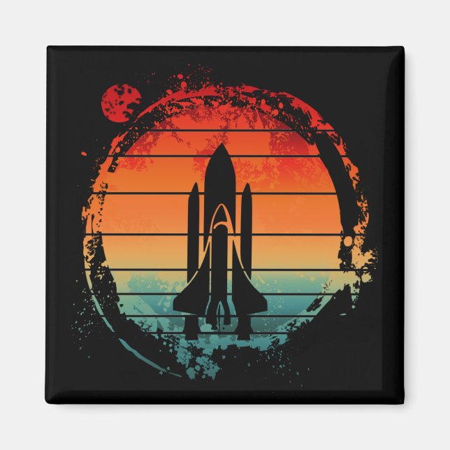 IMÁN TRANVÍA ESPACIAL VINTAGE (Frente)
