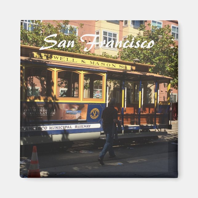 Imán Tranvía por cable de San Francisco (Frente)