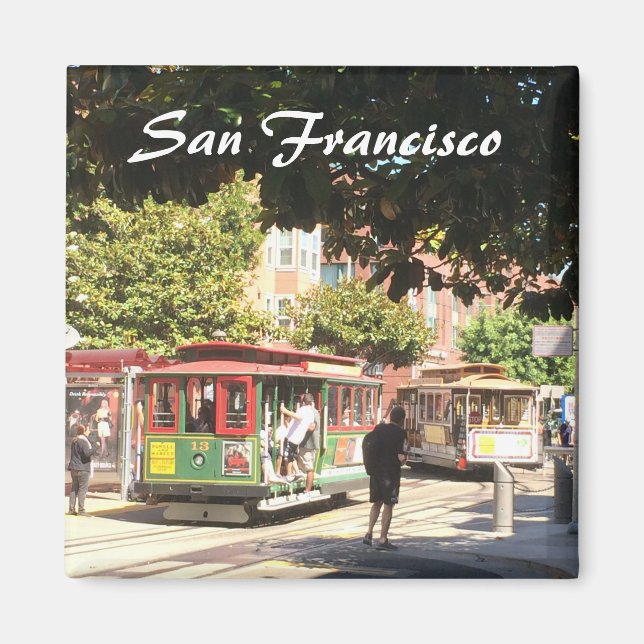Imán Tranvías de cable de San Francisco (Frente)