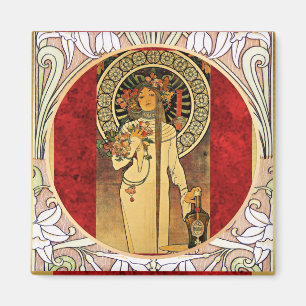 Imán Trappistina de Alphonse Mucha
