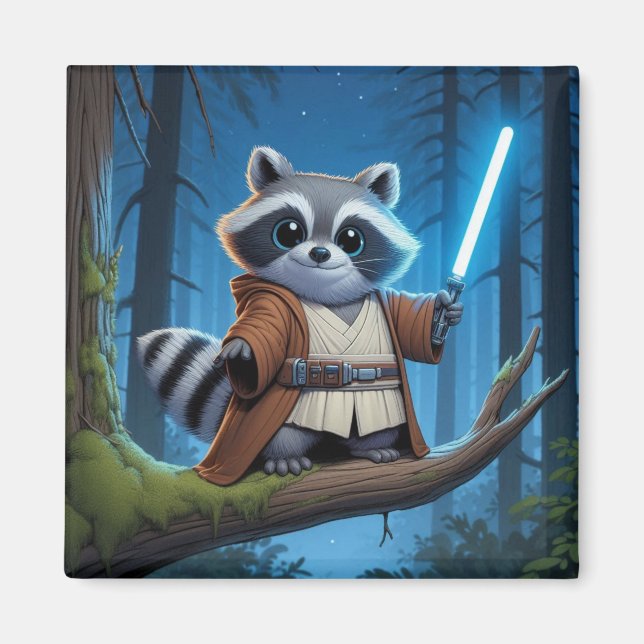 Imán Trash Panda Space Knight (Frente)