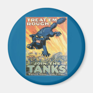 Imán Trate "Em Rough - ¡Únete a los tanques!