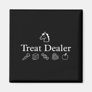Imán Trate Er Horse Treat Lady Equestrian Trainer Horse
