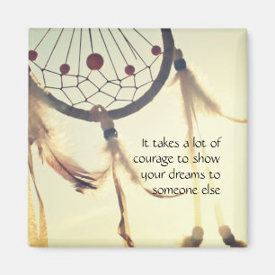 Imán Traumfänger - Es braucht viel Mut