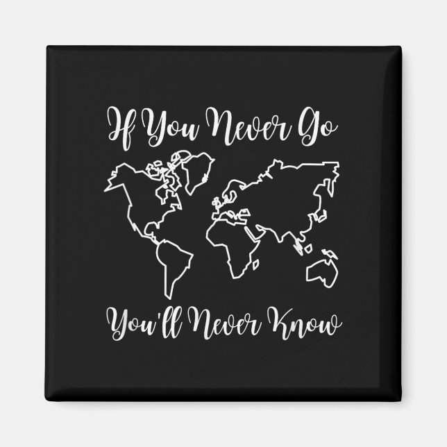 Imán Travel - If You Never Go, You'll Never Know  (Frente)