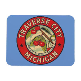 Imán Traverse City, Michigan Magnet