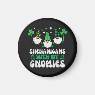 Imán Travvesuras del Día de San Patricio con Gnomies Gn