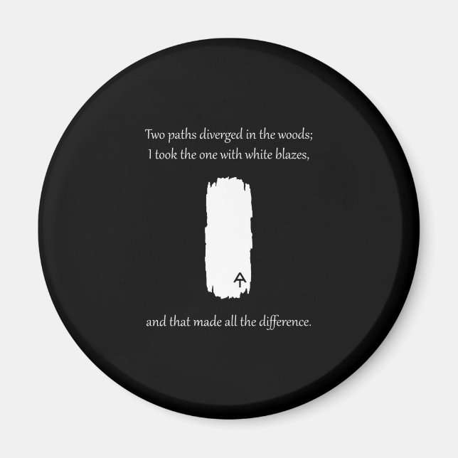 Imán Trayecto Apalache Caminos Blancos Diversos (Frente)