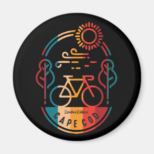 Imán Trayecto de ciclismo Retro Cape Cod