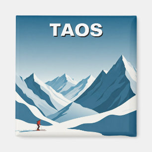 Imán Trayecto de esquí de Taos Nuevo México