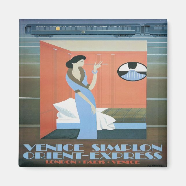 Imán Trayecto en tren (Frente)