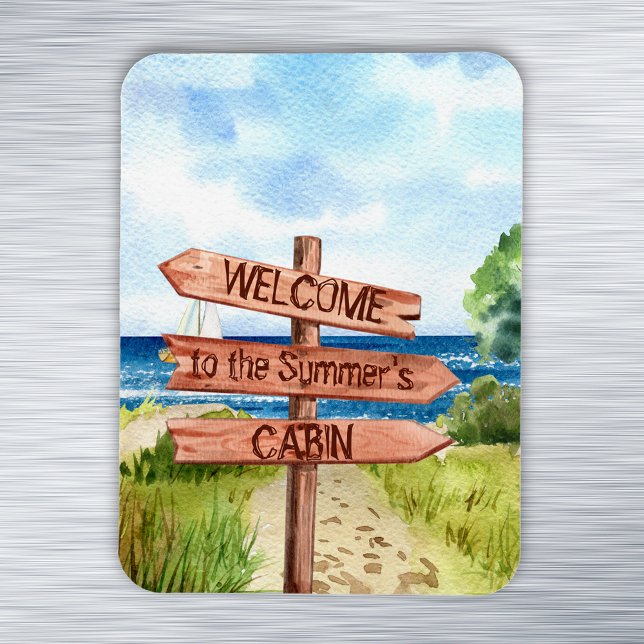 Imán Trayecto personalizado de bienvenida en cabaña (Subido por el creador)