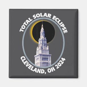 Imán Trayectoria del eclipse solar total de Cleveland O