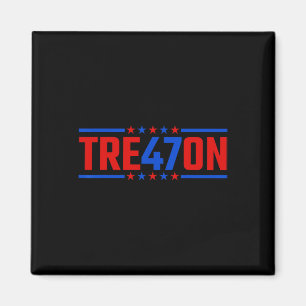 Imán Tre47on Divertida Sátira Política Anti-trump 47 Te