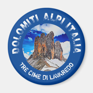 Imán Tre Cime di Lavaredo. Dolomiti. Italia.