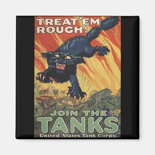 Imán Treat Em Rough-1918 (Frente)