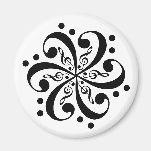 Imán Treble Bass Swirl Magnet (Frente)